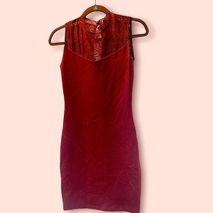 ZARA TRAFALUC sleeveless dress with lace top